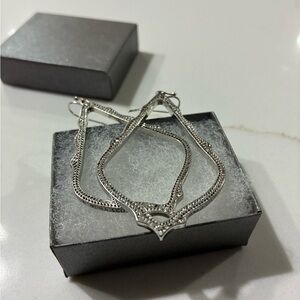 Kendra Scott Silver Filigree Earrings